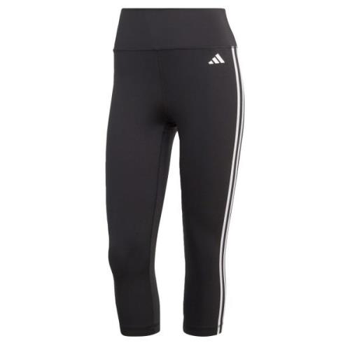 Sportbyxa 'Train Essentials 3-Stripes High-Waisted 3/4'