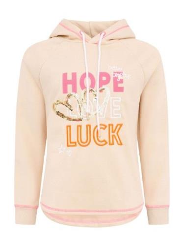 Sweatshirt 'Hope Love Luck'