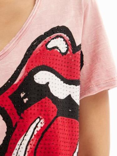 T-shirt 'Rhinestone The Rolling Stones'