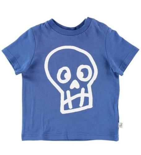 Stella McCartney Kids T-shirt - BlÃ¥ m. Kranium