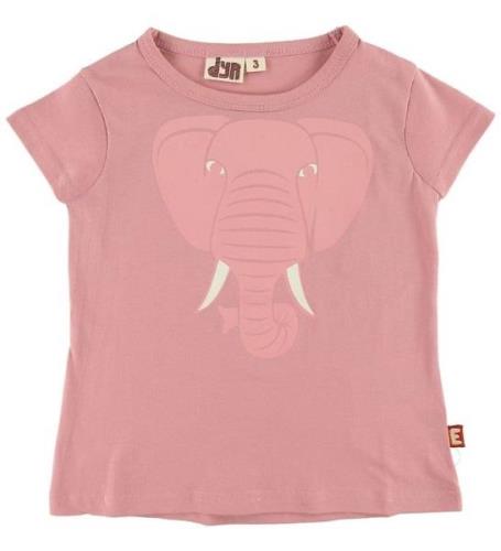 DJUR T-shirt - DJURDjurliv - Rose Glow m. Elefant