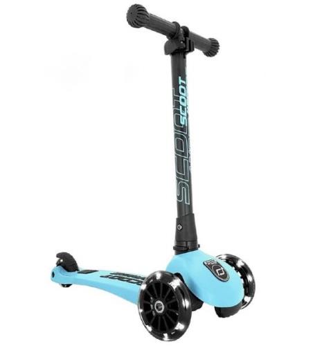 Scoot and Ride MotorvÃ¤g Kick 3 - LED - Blueberry