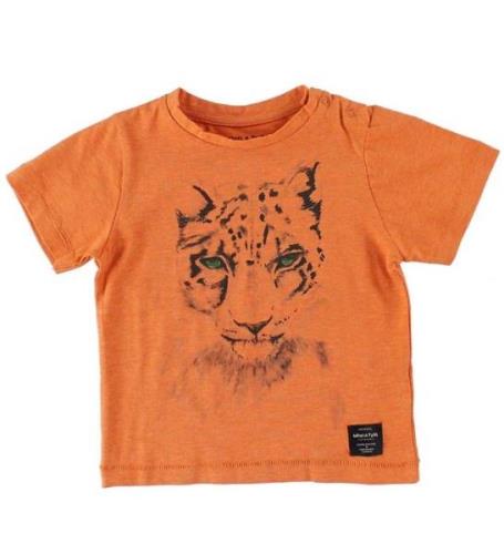 Mini A Ture T-shirts - Legolas - Orangemelerad m. Leopard