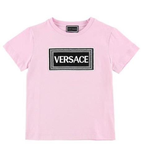 Young Versace T-shirt - Rosa m. Logo