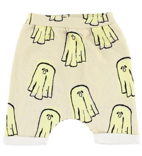 Popupshop Baggy Shorts - Creme m. SpÃ¶ken