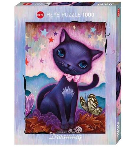 Heye Puzzle Pussel - Black Kitty - 1000 Delar