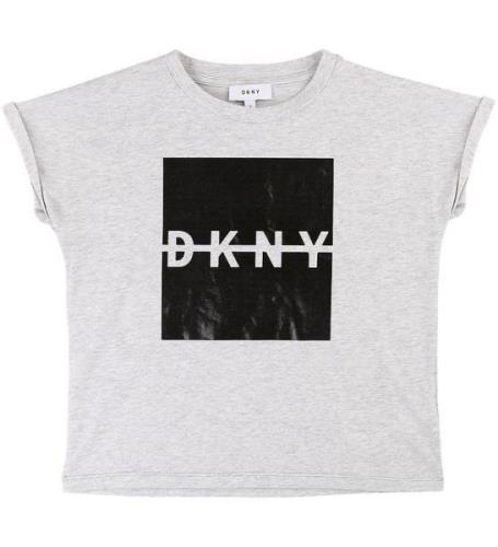 DKNY T-shirt - GrÃ¥melerad/Svart m. Logo