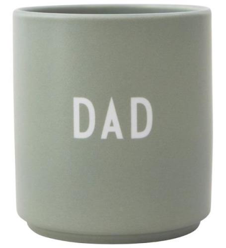 Design Letters Mugg - Favourite Cups - Love Dad - DammgrÃ¶n