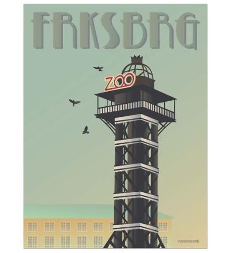 Vissevasse Affisch - 50x70 - Frederiksberg - Zoo TÃ¥rnet