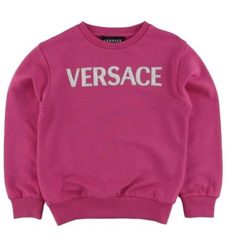 Versace Sweatshirt - Fuchsia m. Logo