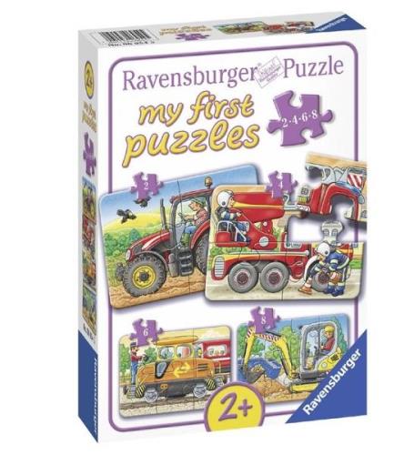 Ravensburger Pussel - My First - 4 Olika - HÃ¥rt Arbete