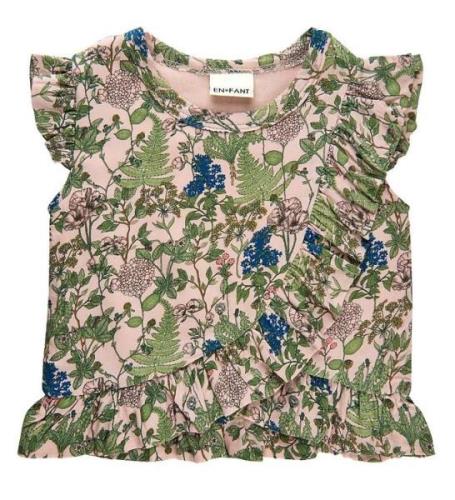 En Fant T-shirt - Cameo Rose m. Blommor