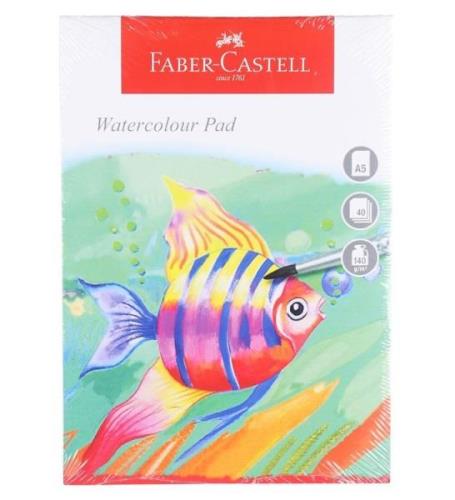 Faber-Castell MÃ¥larbok - Akvarel - 40 ark - A5