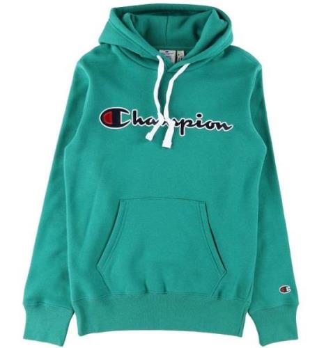 Champion Fashion Hoodie - GrÃ¶n m. Logo