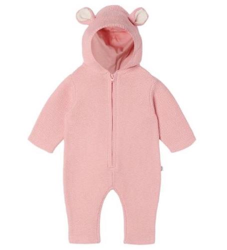 Stella McCartney Kids Onesie - Stickad - Doggie - Sugar Pink