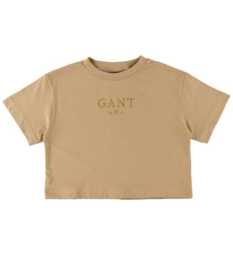 GANT T-shirt - StjÃ¤rnor - Dark mandel