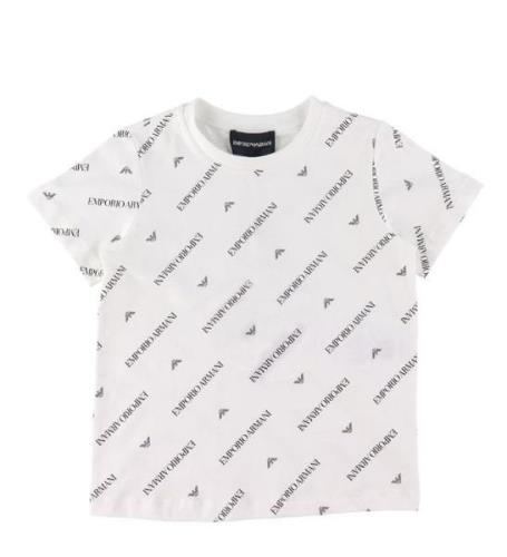 Emporio Armani T-shirt - Vit m. Text