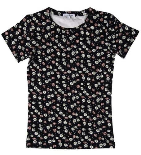 Cost:Bart T-shirt - Rosita - Svart m. Blommor