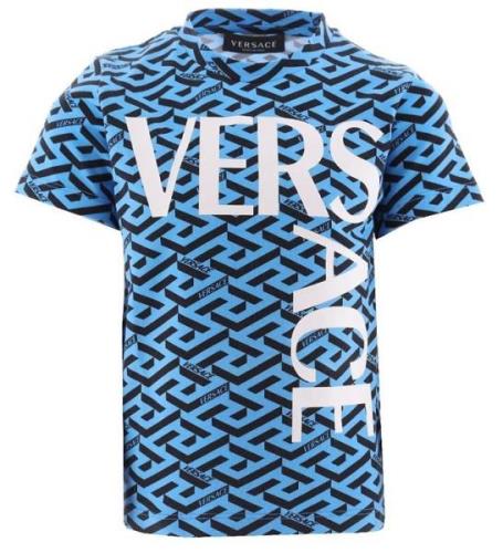 Versace T-shirt - Moln/Svart m. Tryck