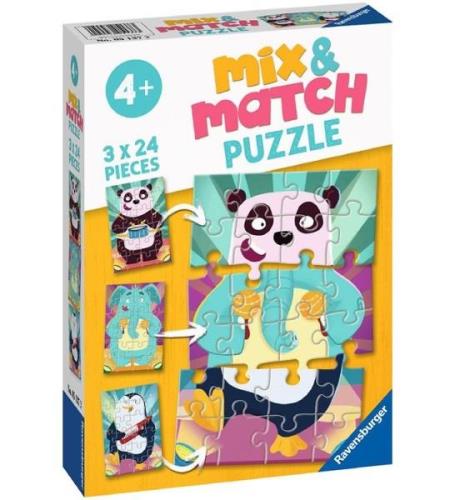 Ravensburger Pussel - 3x24 Delar - Mix & Match