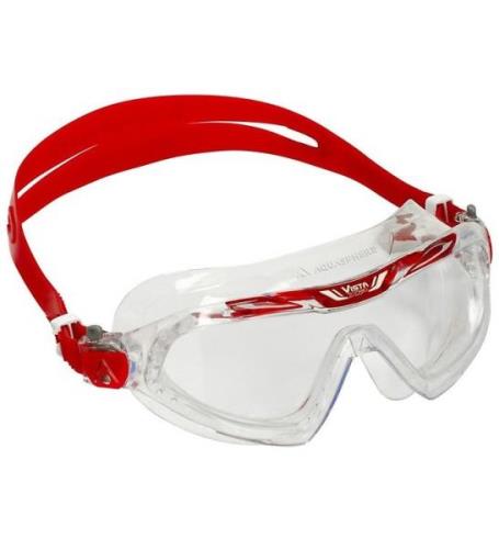 Aqua Sphere Dykmask - Vista XP Adult - Transparent/RÃ¶d