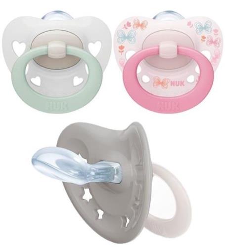 Nuk Nappar - Signature - 2-pack - Rose/White