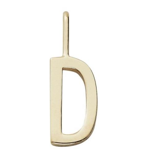Design Letters HÃ¤nge fÃ¶r Halsband - D - 18K guldplÃ¤terad