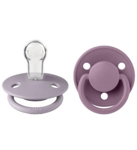 Bibs De Lux Nappar - 2-pack - Rund - Fossil Grey/Mauve