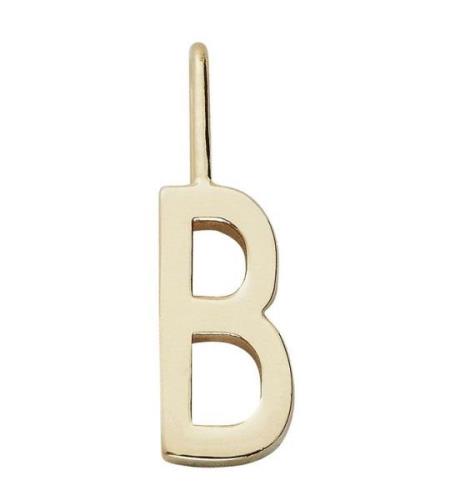 Design Letters HÃ¤nge fÃ¶r Halsband - B - 18K guldplÃ¤terad