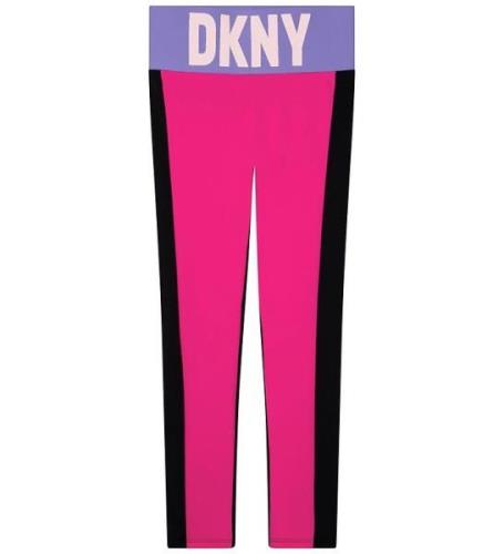 DKNY Leggings - Rose Peps/Svart