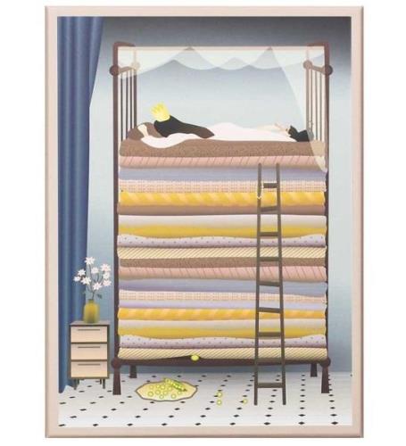 Vissevasse Affisch - 30x40 - The Princess And The Pea