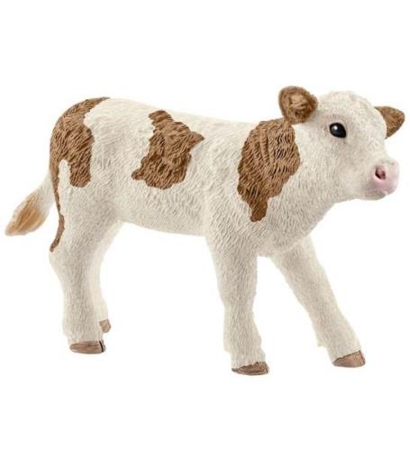 Schleich Djur - RÃ¶dflÃ¤ckig Kalv - H: 5 cm 13802