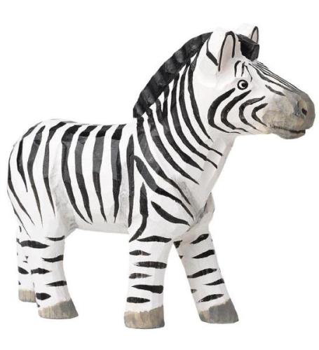 ferm Living Handgjord Figur - 13,5 cm - Randig Zebra