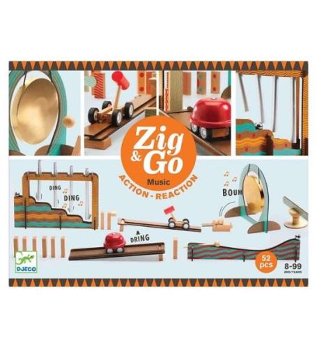 Djeco Kulbana - Wood - Zig & Go - 52 Delar - Music