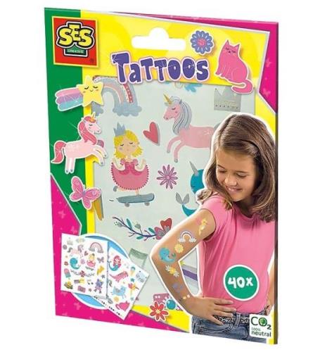 SES Creative - Tatueringar - 40 st. - Ã?ventyr