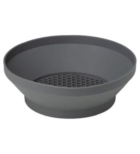 Scrunch Sieve - 20x6, 5 cm - Silikon - Grey