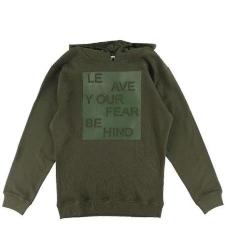 Add to Bag Hoodie - Army m. Tryck