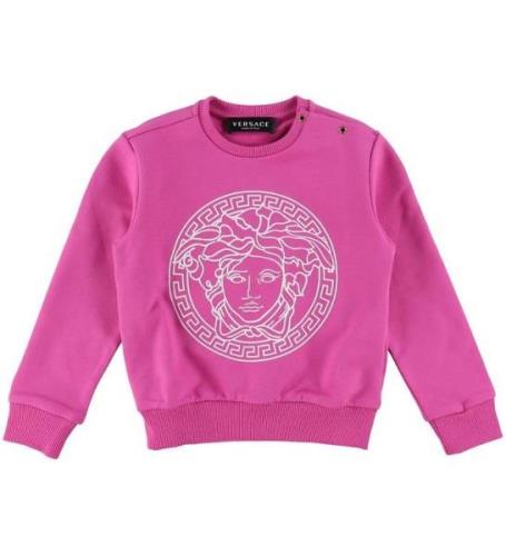 Versace Sweatshirt - Medusa - Fuchsia/Vit