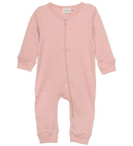 Minymo Onesie - Rib - Misty Rose