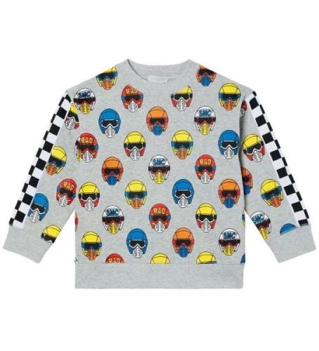 Stella McCartney Kids Sweatshirt - GrÃ¥melerad m. HjÃ¤lmar