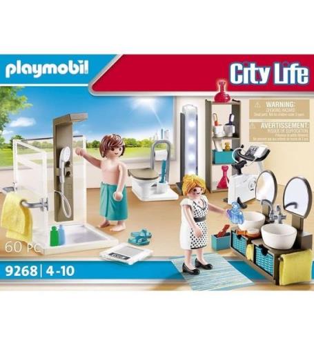 Playmobil City Life - BadevÃ¦relse - 9268 - 60 Delar