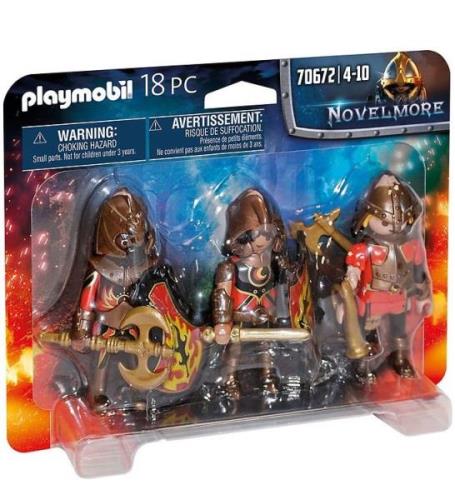 Playmobil Novelmore - 3-pack - Burnham Raiders - 70672 - 18 Dela