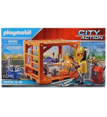 Playmobil City Action - Containerproducent - 70774 - 60 Delar