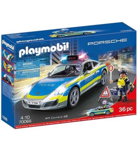 Playmobil - Porsche 911 Carrera 4S Polisbil - GrÃ¥ - 70066 - 36