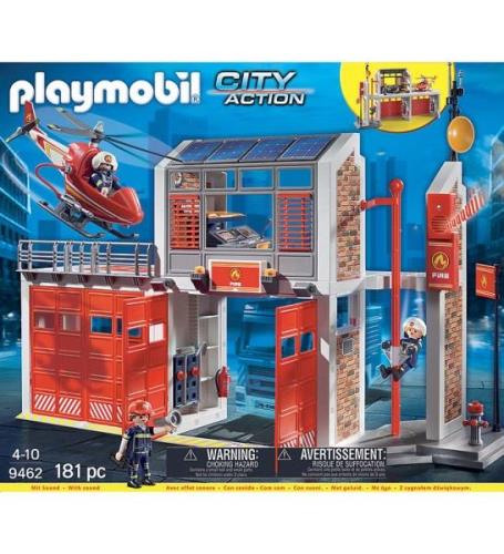 Playmobil City Action - Stor Brandstation - 9462 - 181 Delar