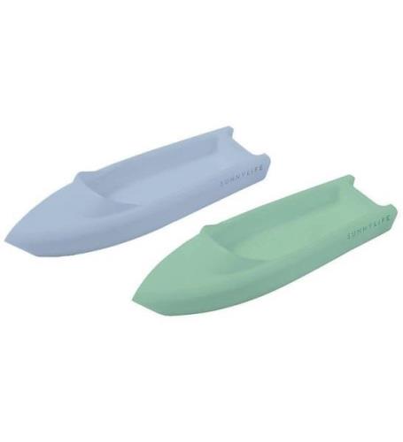 SunnyLife Badleksaker - BÃ¥tar - 2-pack - Silikon Boats - BlÃ¥/GrÃ¥