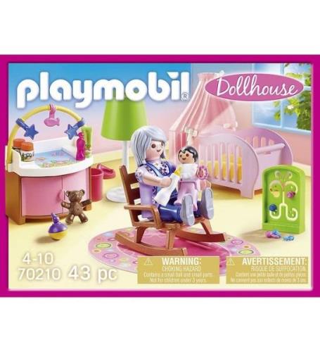 Playmobil Dockhus - Babyrum - 70210 - 43 Delar