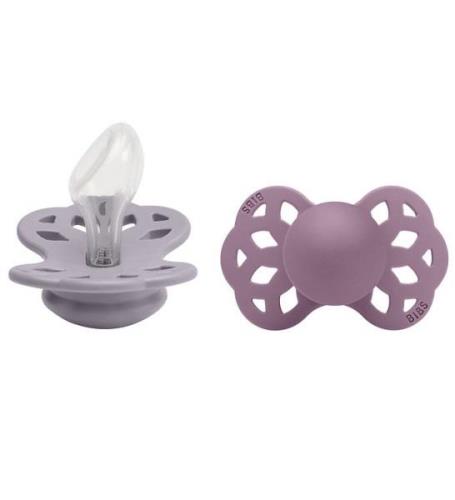 Bibs Infinity Nappar - 2-pack - Stl. 2 - Anatomisk - Grey/Mauve