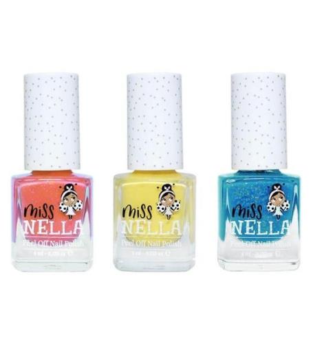 Miss Nella Nagellack - 3-pack - Banana/Under The Sea/Marshma