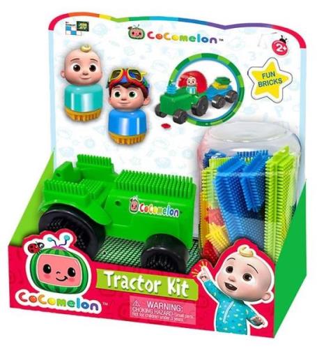 CoComelon Aktivitetsleksaker - Funbricks Tractor Kit